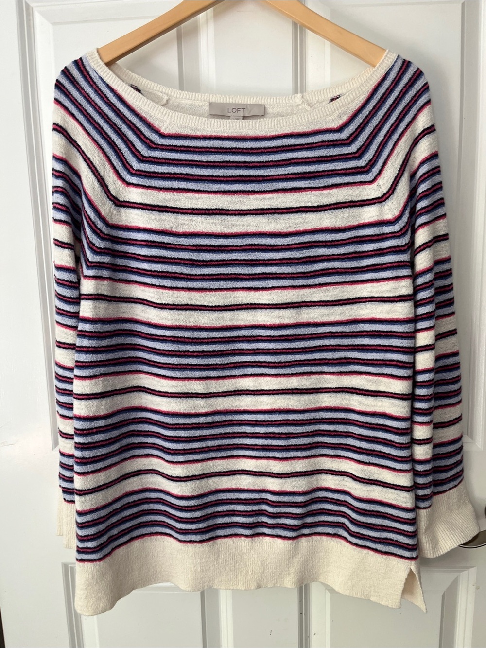 LOFT | terry cloth textured sweater oversized